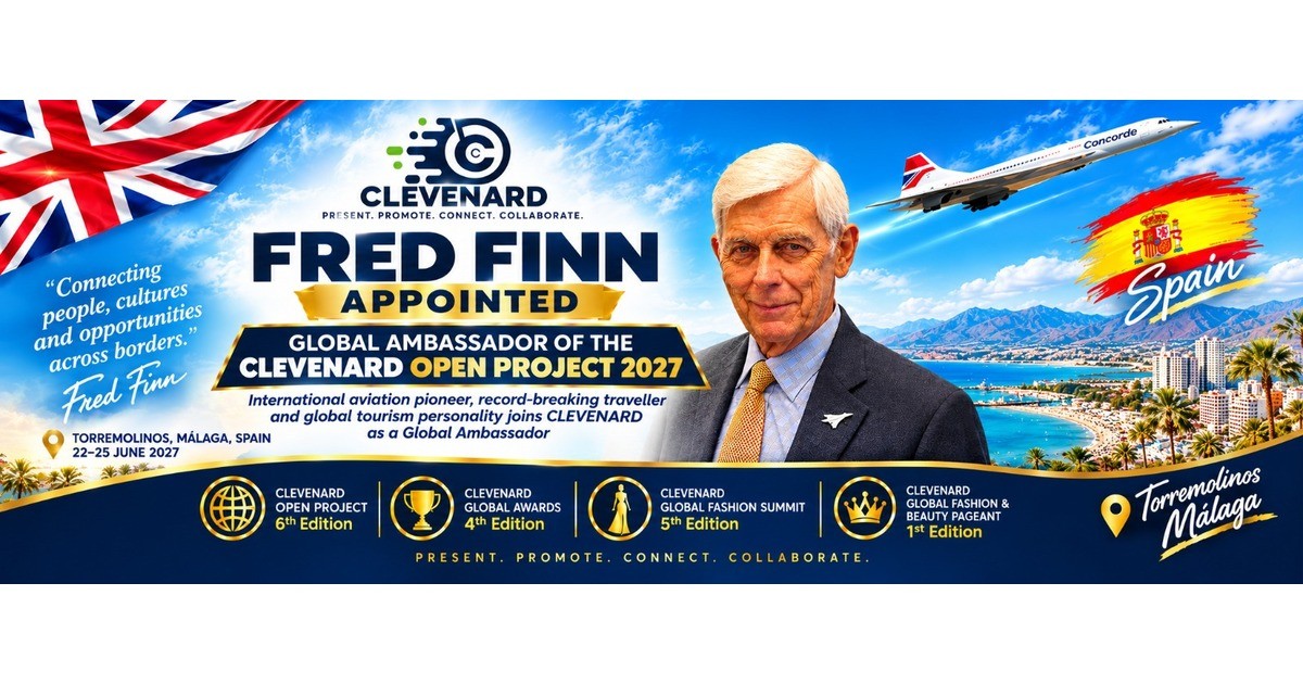 FRED FINN APPOINTED GLOBAL AMBASSADOR OF THE CLEVENARD OPEN PROJECT 2027