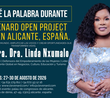 La Dra. Senadora Linda Nxumalo Participará en el Clevenard Open Project 2026 en Alicante, España
