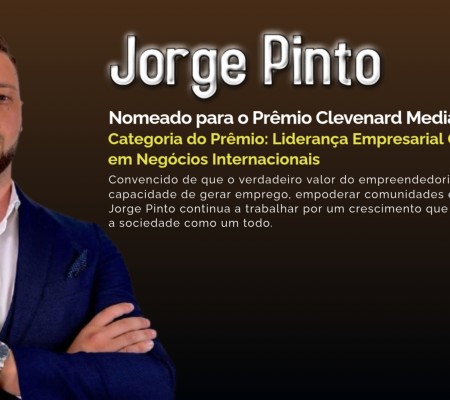 Jorge Pinto nomeado para o Clevenard Media Award 2025 em Palma de Maiorca, Espanha