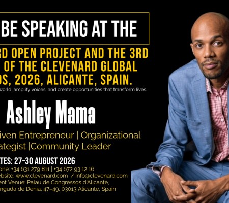 Ashley Mama to Receive Prestigious Honor at Clevenard Open Project 2026 in Alicante, Spain