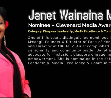 Janet Wainaina Mwangi Nominated for the Clevenard Media Award 2025