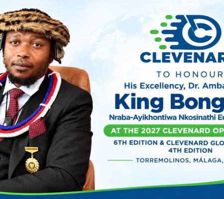 CLEVENARD TO HONOUR HIS EXCELLENCY, DR. AMBASSADOR, HIS IMPERIAL MAJESTY KING BONGWE II AT THE 2027 CLEVEnard OPEN PROJECT AND 4TH EDITION OF THE CLEVEnard GLOBAL AWARDS IN TORREMOLINOS, MÁLAGA, SPAIN