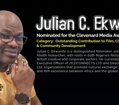 Julian C. Ekwunife Nominated for the Clevenard Media Award 2025