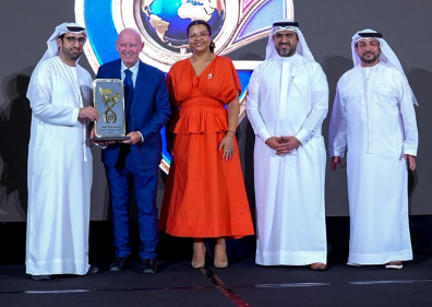 Alain St. Ange Honored with the “Golden Flag Award” — The Highest Distinction of the "AlRehla Golden Awards 2026"
