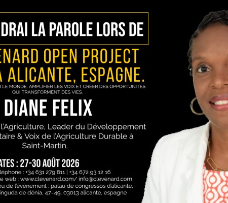 Diane Felix confirmée comme conférencière et lauréate d’un prix au Clevenard Open Project 2026 à Alicante, Espagne