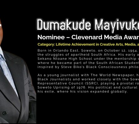 Dumakude Mayivuke Ndlovu Nominated for the Clevenard Media Award 2025