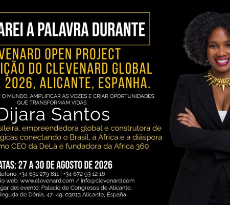 Clevenard anuncia homenagem global a Dijara Santos no Clevenard Open Project 2026 – 5ª Edição & Clevenard Global Awards – 3ª Edição em Alicante, Espanha