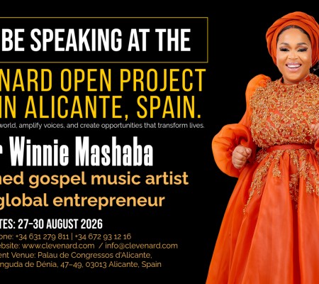 Clevenard to Honour Dr Winnie Mashaba at the 2026 Clevenard Global Awards – 3rd Edition in Alicante, Spain