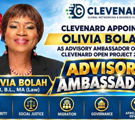 CLEVEnARD APPOINTS OLIVIA BOLAH AS ADVISORY AMBASSADOR OF THE CLEVEnARD OPEN PROJECT 2027
