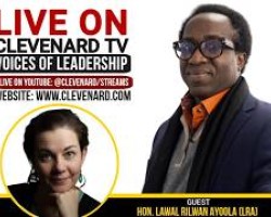 Hon. Lawal Rilwan Ayoola (LRA) , Live Interview On Clevenard TV