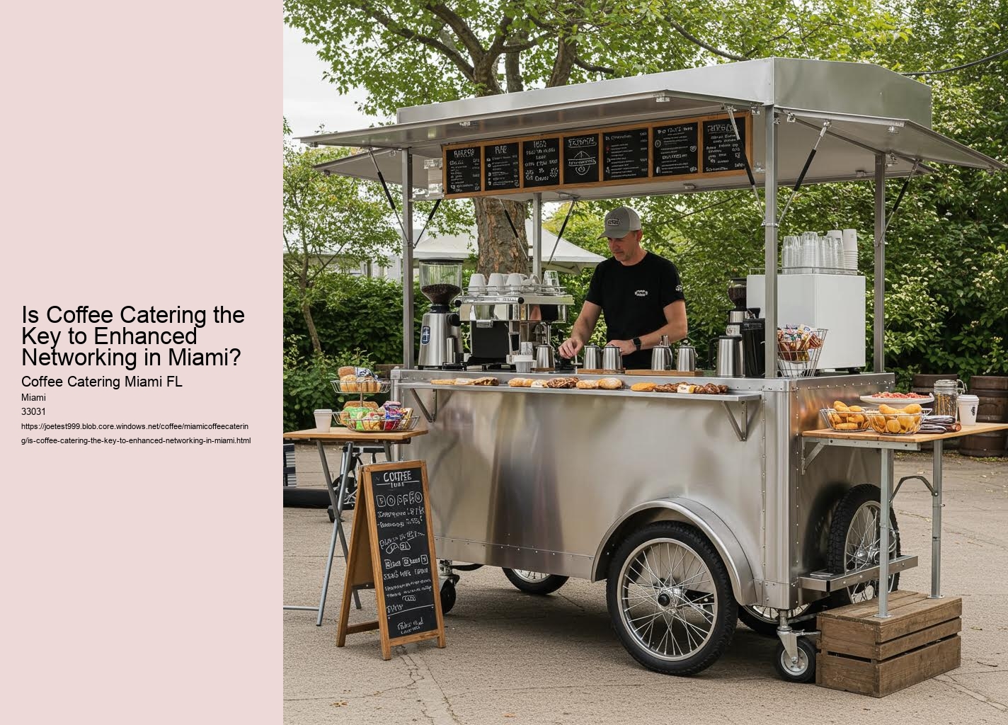 Is Coffee Catering the Key to Enhanced Networking in Miami?