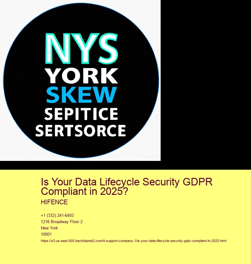 Is Your Data Lifecycle Security GDPR Compliant in 2025?