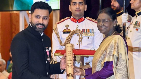 Rohit Sharma Awarded Padma Shri: India’s World Cup-Winning Captain Receives Prestigious Honour