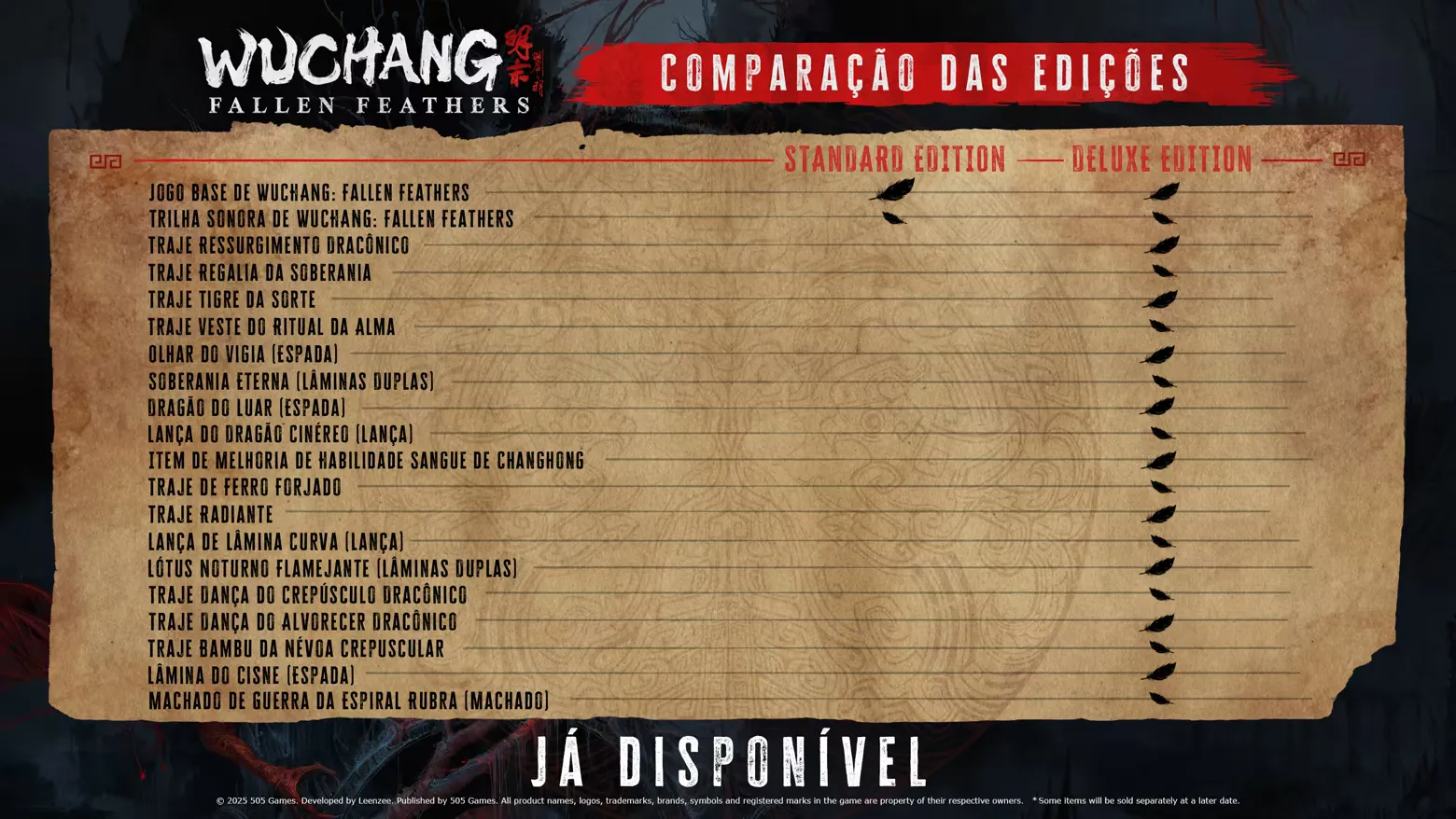 Promotional banner showing the Wuchang Fallen Feathers protagonist wielding her blade against monstrous foes