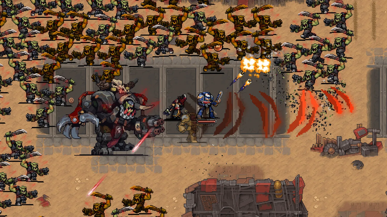 Warhammer Survivors gameplay screenshot from the Steam store page