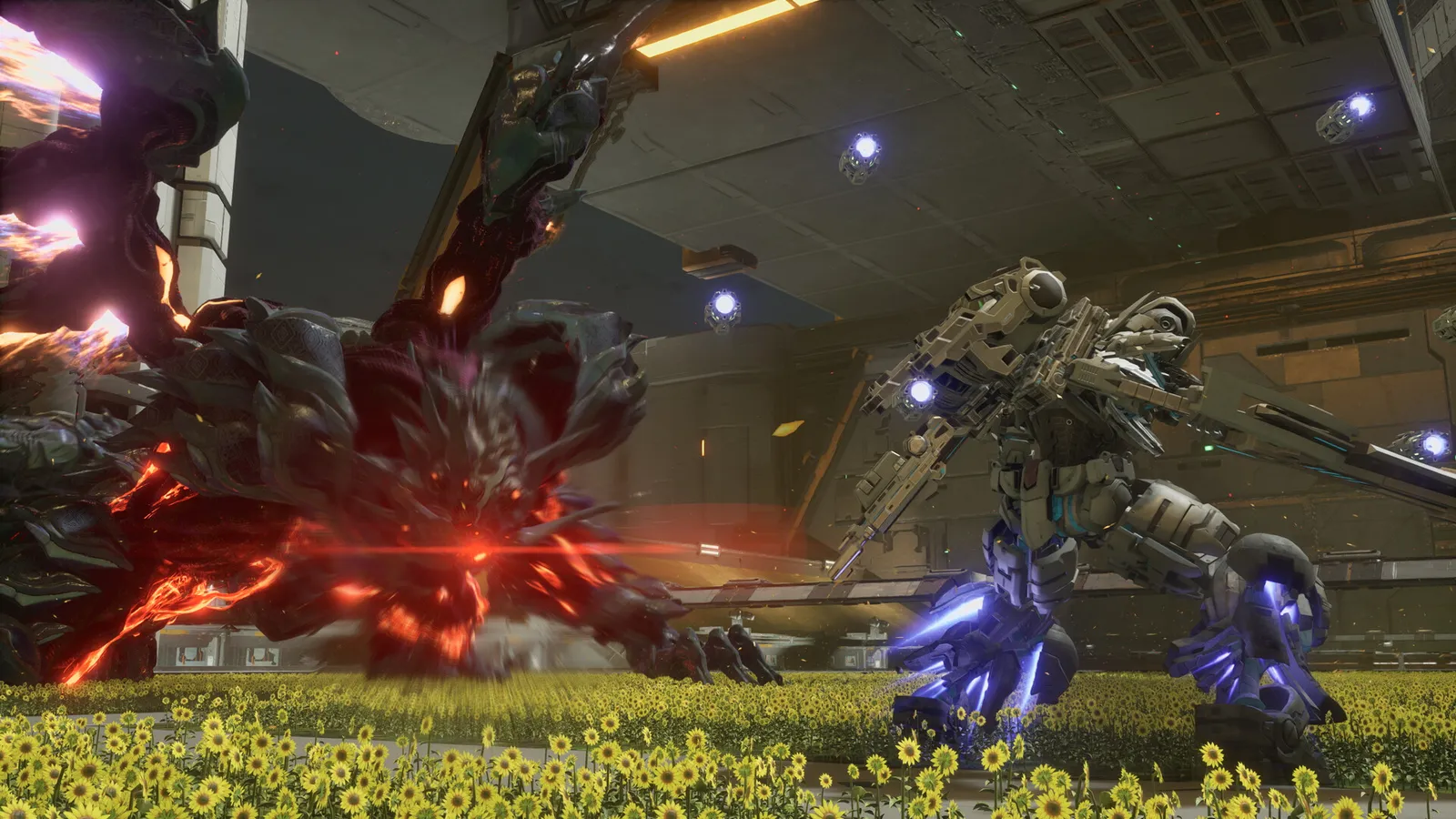 Gundam Rogue Orbit mobile suit combat in desert environment