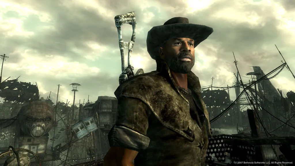 Fallout 3 wasteland scene from the official Steam store