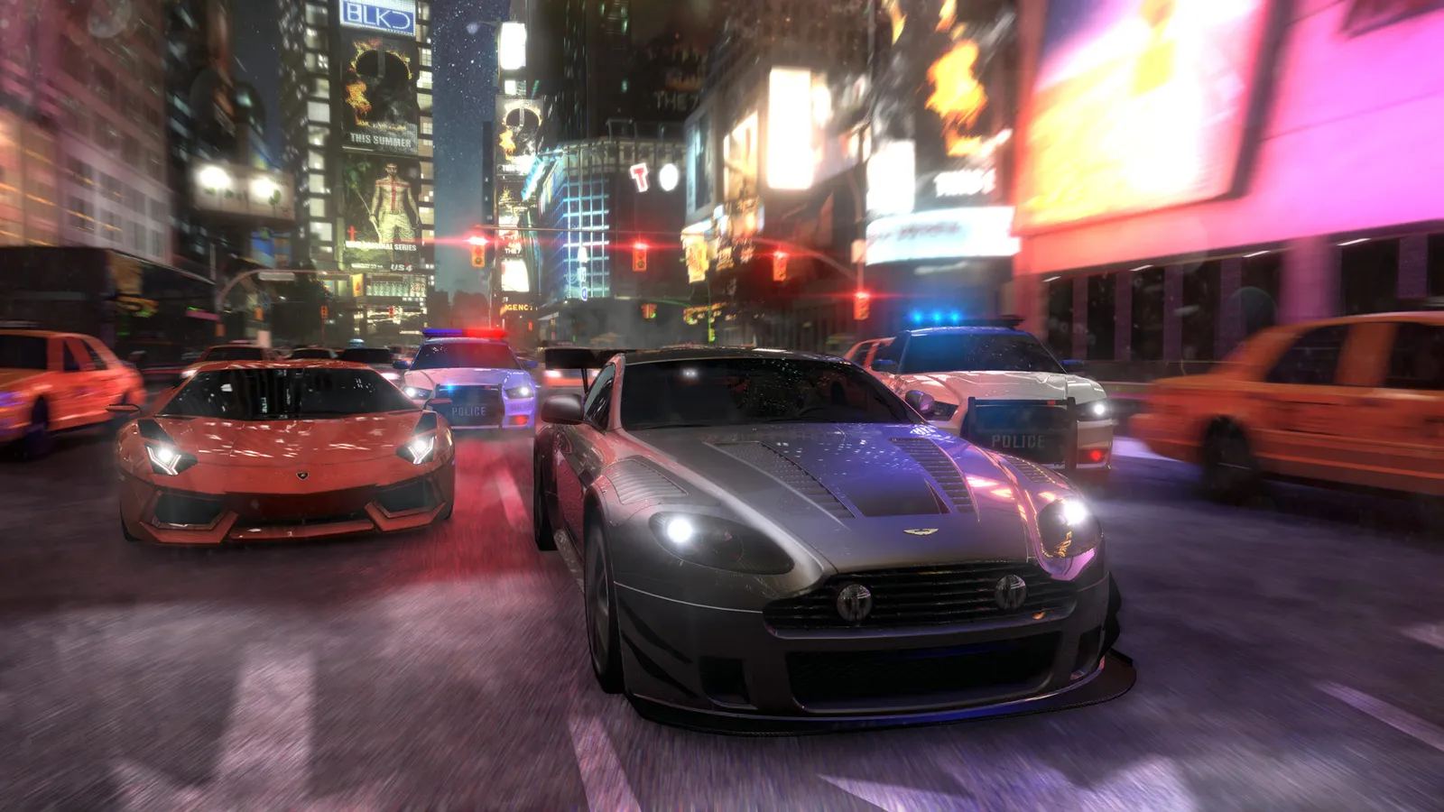 The Crew screenshot showing open world racing across the United States