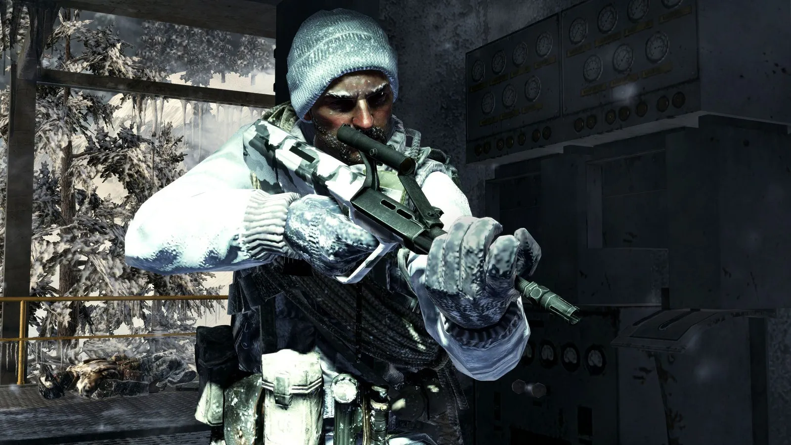 Call of Duty Black Ops multiplayer gameplay with soldiers in combat