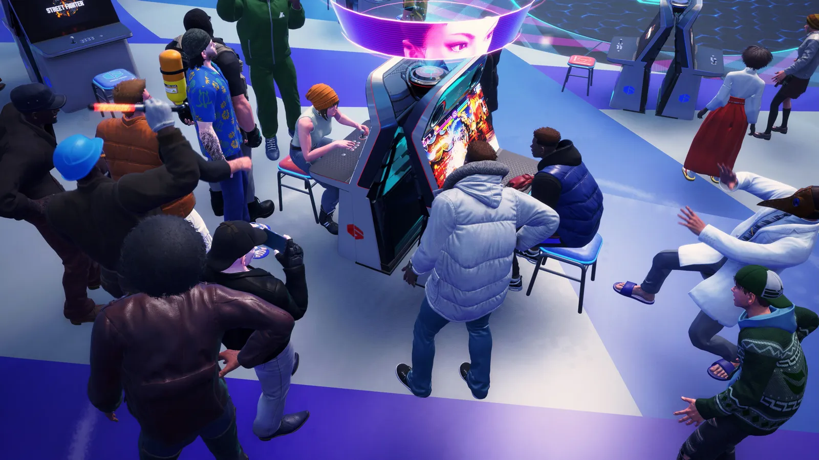 Second official Steam screenshot from Street Fighter 6 showing a Capcom online fighting game