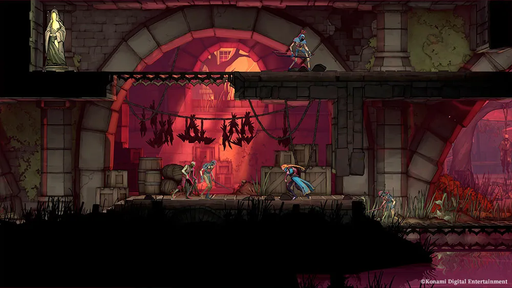 Official Castlevania Belmont's Curse demo screenshot from the opening chapter