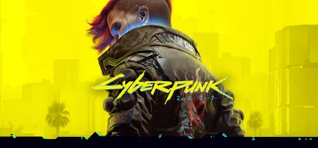 Cyberpunk 2077 Steam header capsule featuring protagonist V