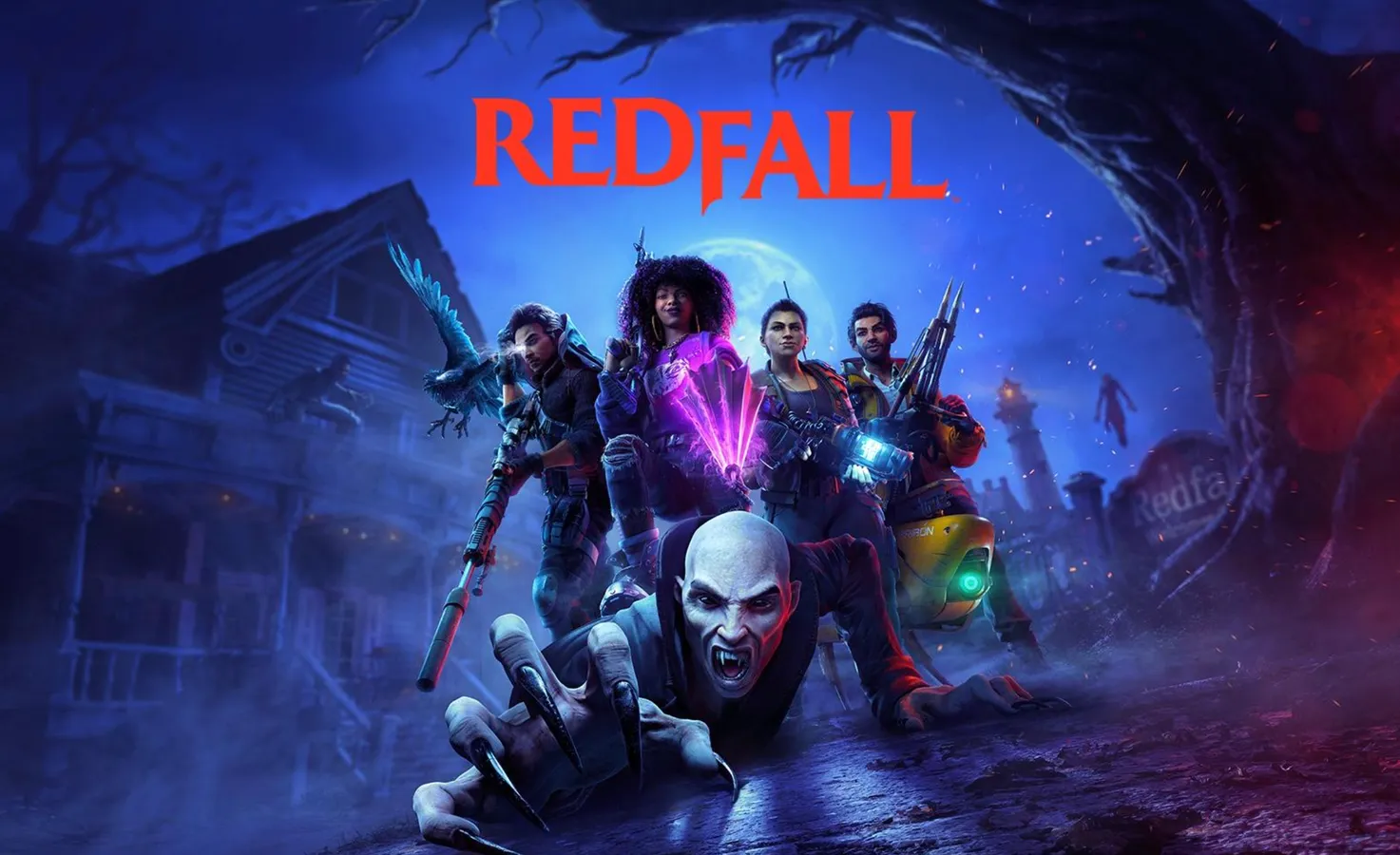Arkane Austin's Redfall shooter in action, the troubled 2023 live-service vampire game that closed the studio a year later