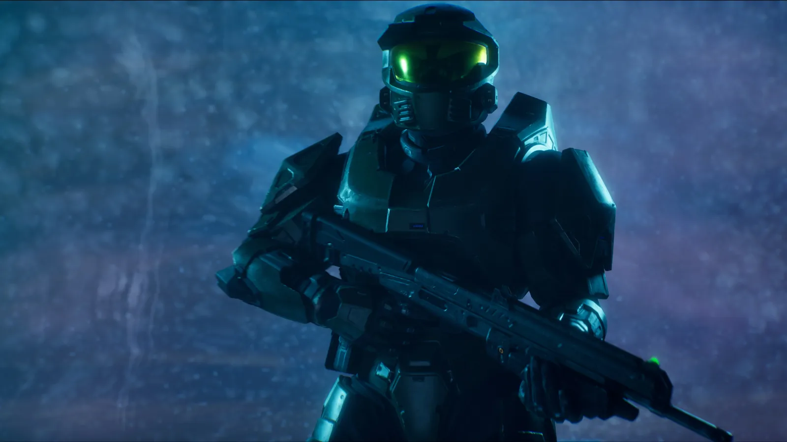 Official Halo series screenshot from Halo Waypoint showing campaign combat gameplay