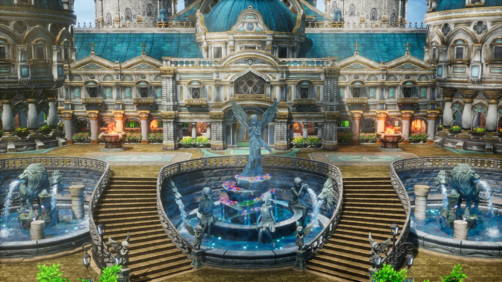 DRAGON QUEST III HD-2D Remake screenshot showing the overworld in the HD-2D visual style