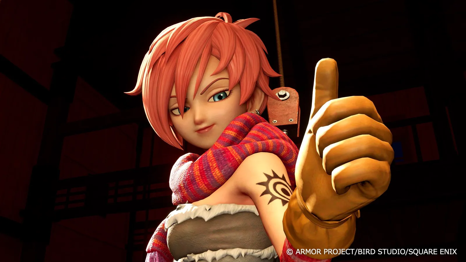 Dragon Quest XII Beyond Dreams reveal screenshot character thumbs up