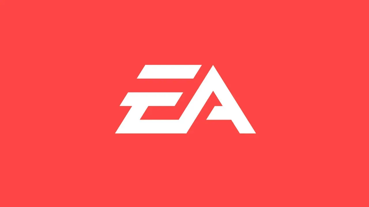 Electronic Arts red logo on a solid red background, used by GameSpot in their July 30 2026 takeover coverage.