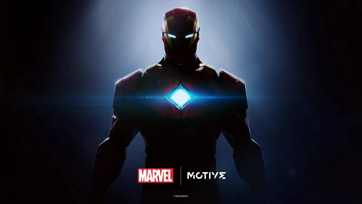 Second leaked Iron Man gameplay screenshot showing Tony Stark exploring an interior location