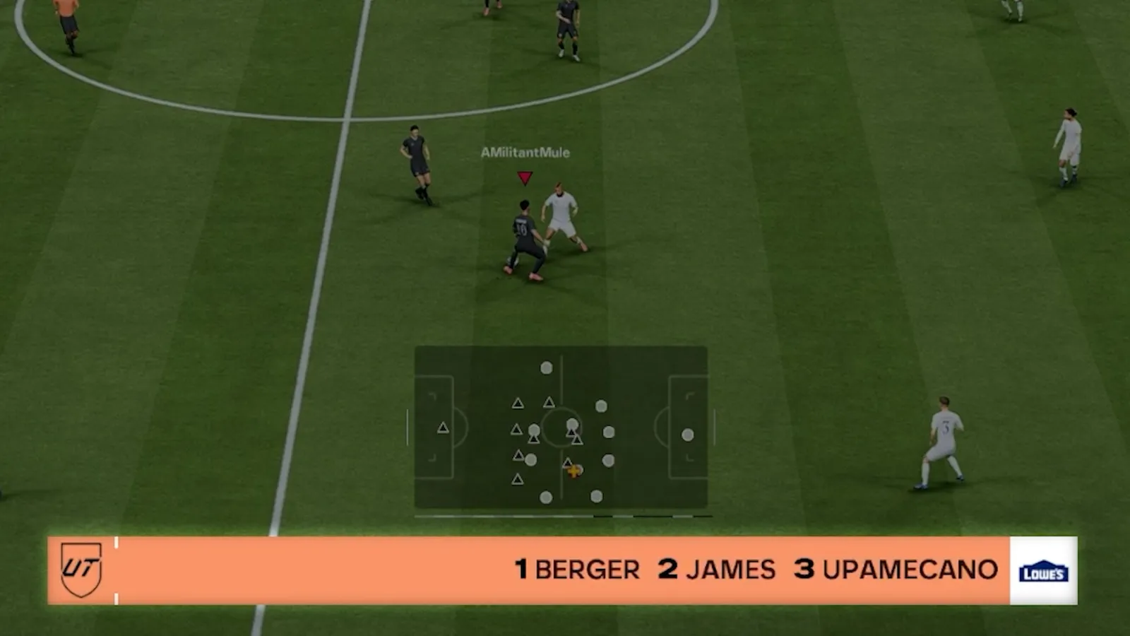EA Advertising in-game media placements showing sponsored replays and branded overlays inside EA Sports FC