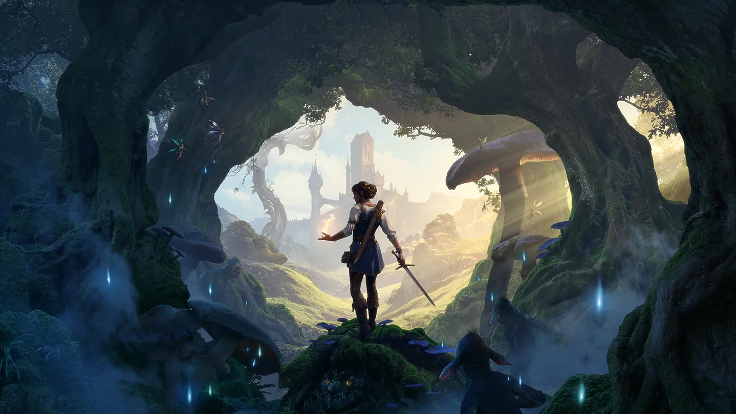 Fable official artwork showing the fantasy world