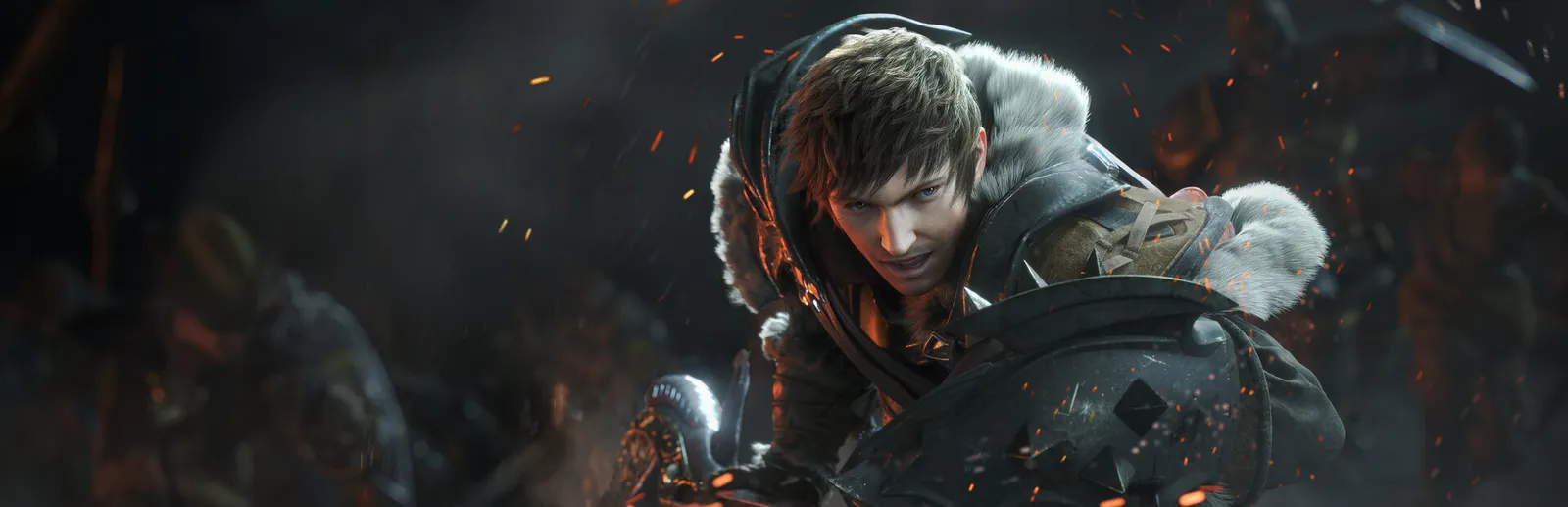 Final Fantasy XIV Online Steam library hero banner showing Eorzea landscapes