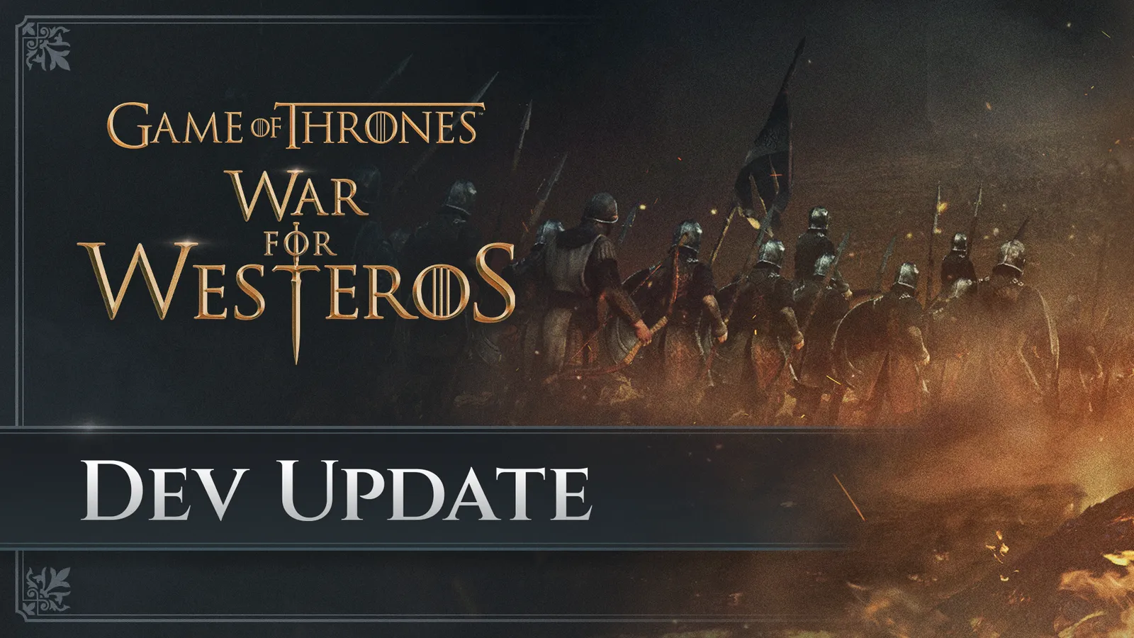 Game of Thrones War for Westeros official development update hero from the PlaySide Steam News post