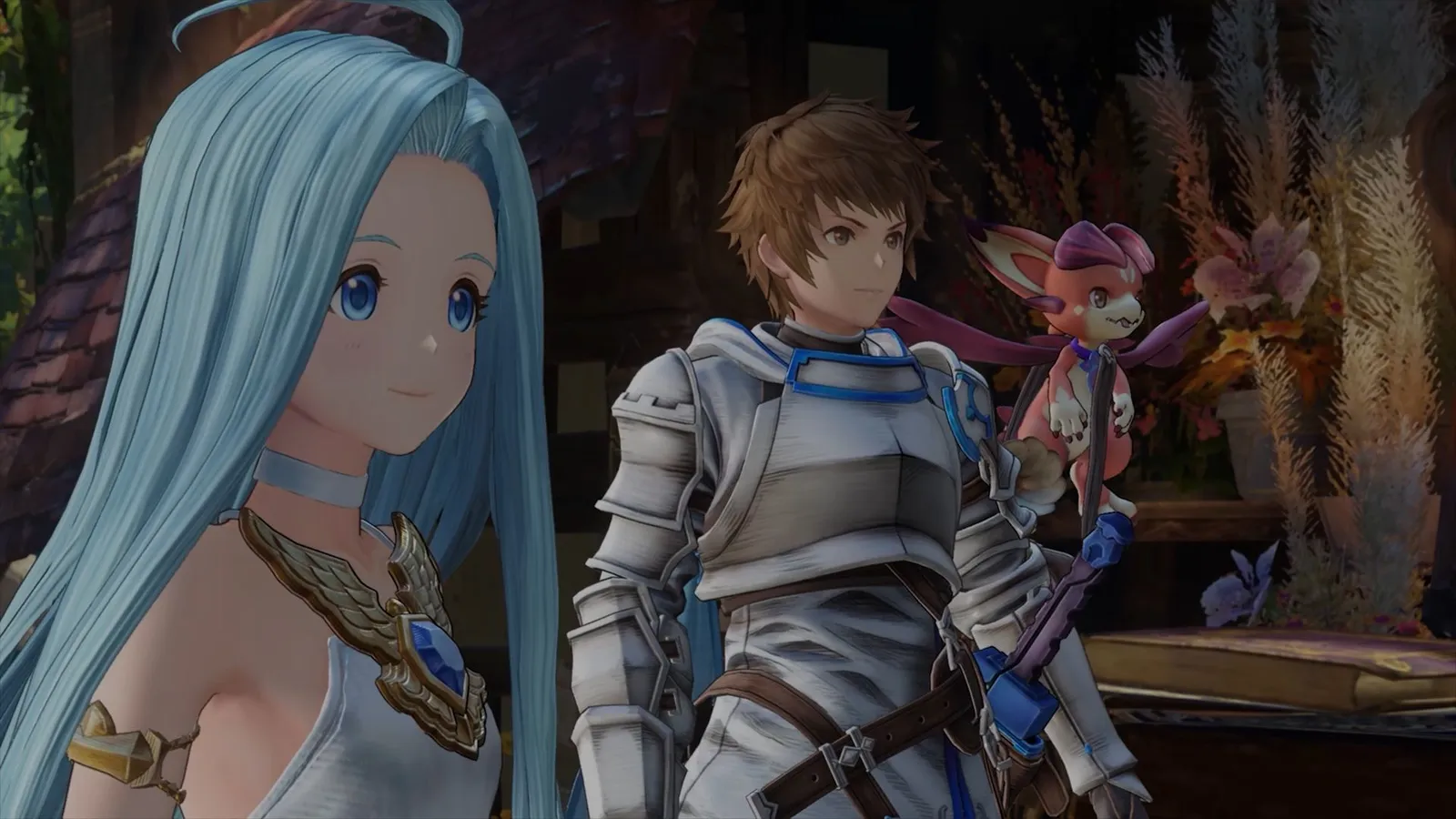 Granblue Fantasy Relink Endless Ragnarok official key visual showing skyfarers against a dramatic sky
