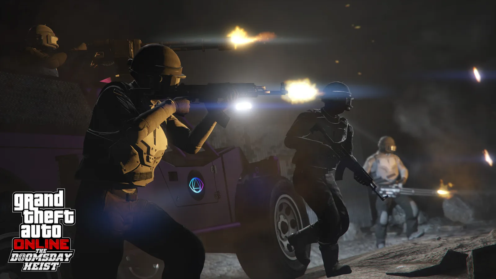 Grand Theft Auto V Legacy street scene screenshot from the Steam store listing