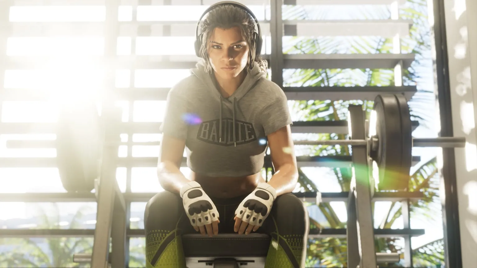 Official Grand Theft Auto VI artwork of Lucia Caminos from Rockstar Games