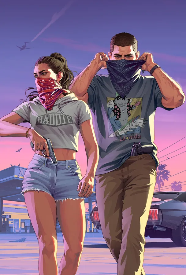 Official Rockstar Games extended look artwork for Grand Theft Auto VI