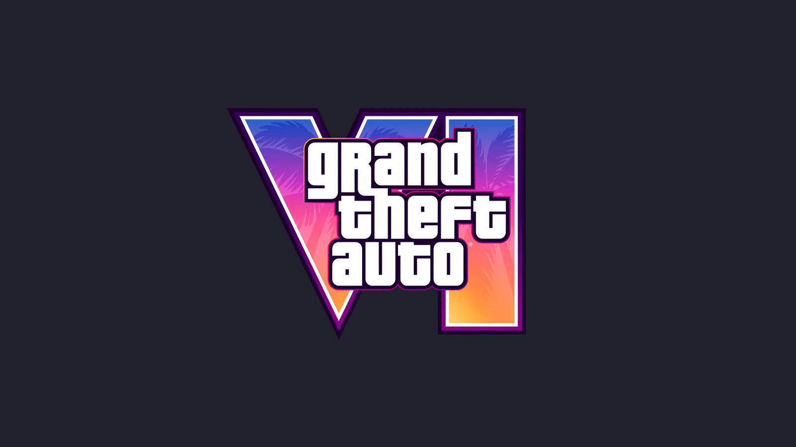Grand Theft Auto VI official cover art showing Jason and Lucia in Vice City