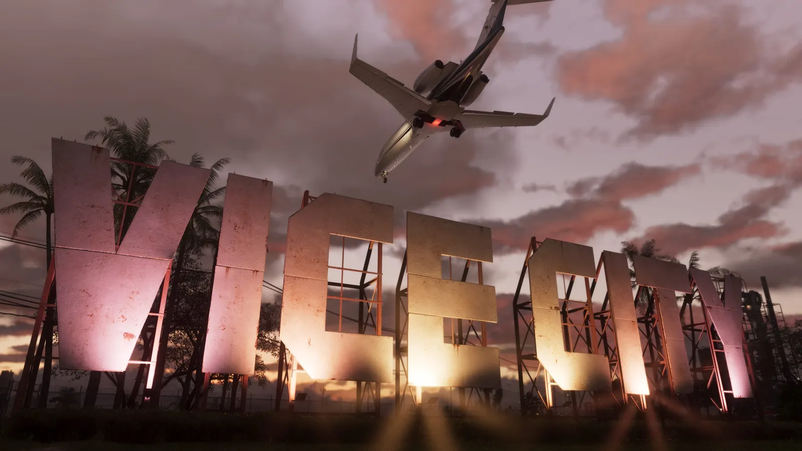 Vice City skyline in Grand Theft Auto VI showing the Leonida coastline