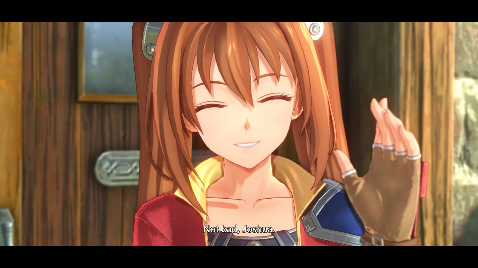 Trails in the Sky 1st Chapter screenshot showing Estelle and Joshua in the Liberl Kingdom.