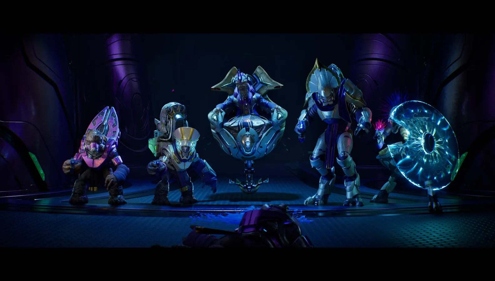 Master Chief in combat during a cinematic scene from the new prequel missions in Halo Campaign Evolved