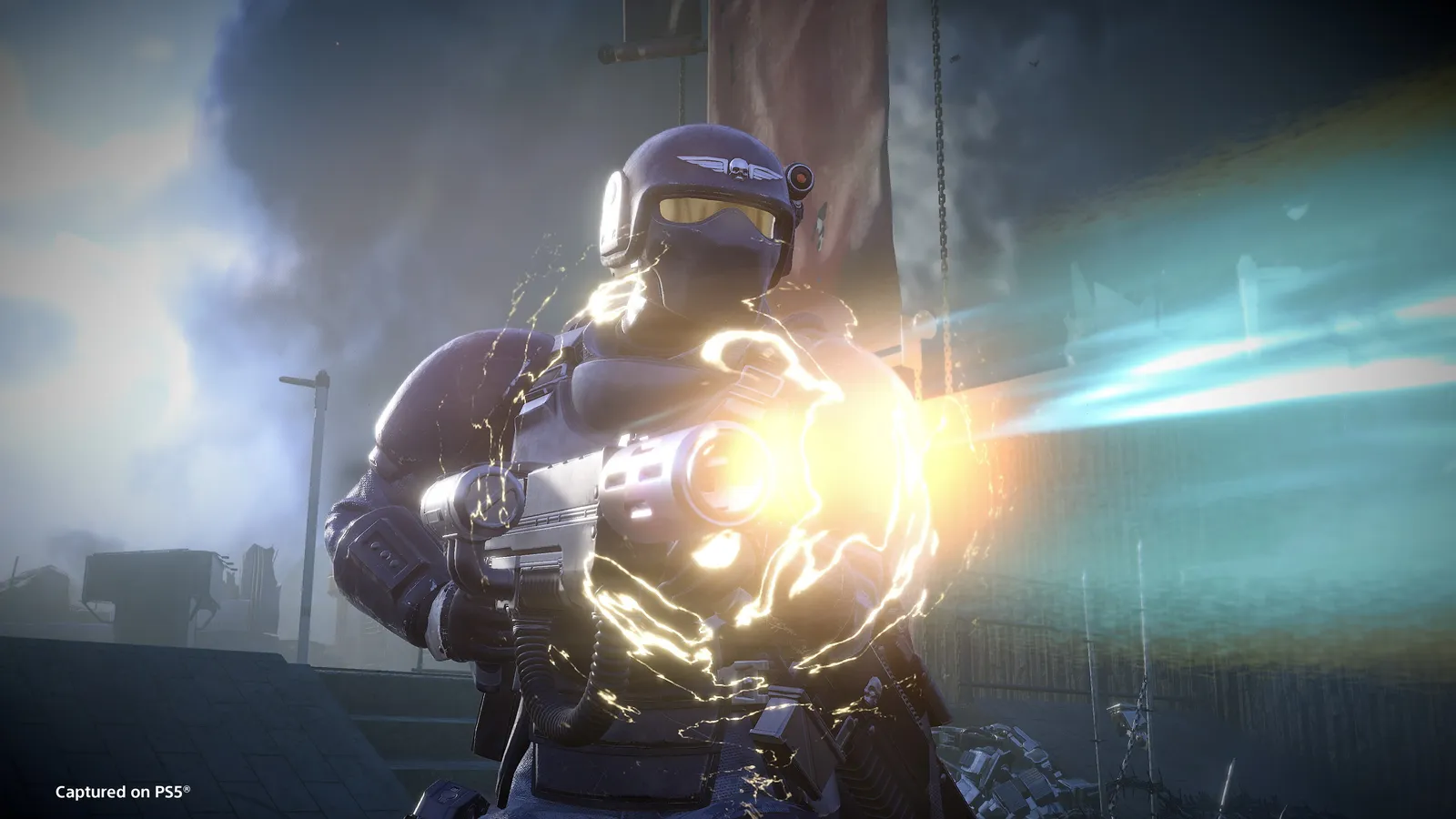 A Helldiver wielding a meltagun and meltamines from the Warhammer 40k Legendary Warbond