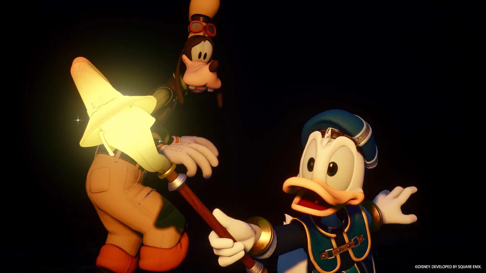 Donald and Goofy rendered in Unreal Engine for Kingdom Hearts IV on Square Enix official news