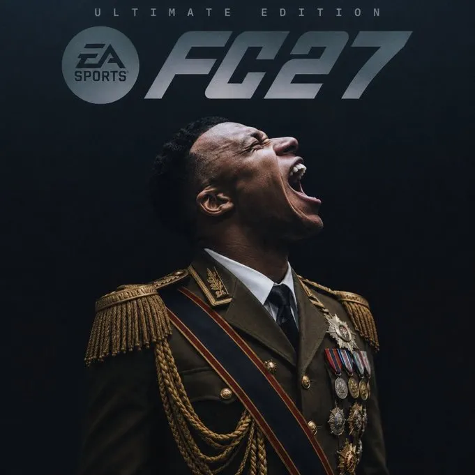 EA Sports FC 27 cover reveal art featuring the Ultimate Edition logo