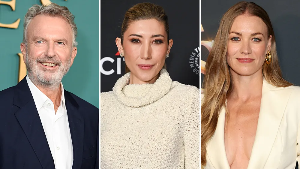 Left to right: Sam Neill, Dichen Lachman and Yvonne Strahovski, the three newly confirmed additions to the cast of Sony and Nintendo's live-action Legend of Zelda film.