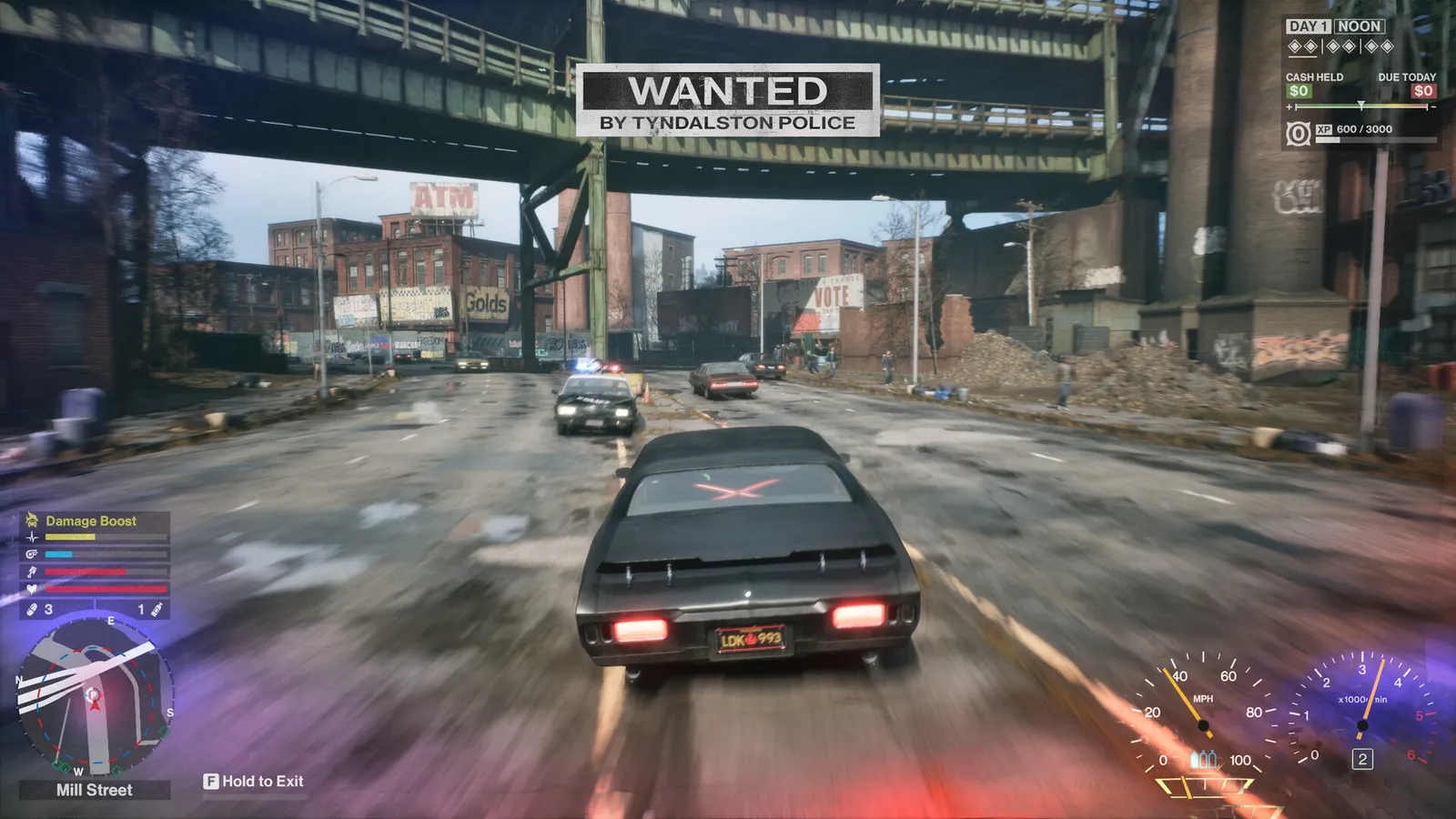 Second Samson screenshot showing the game's urban setting, from the official Steam store page