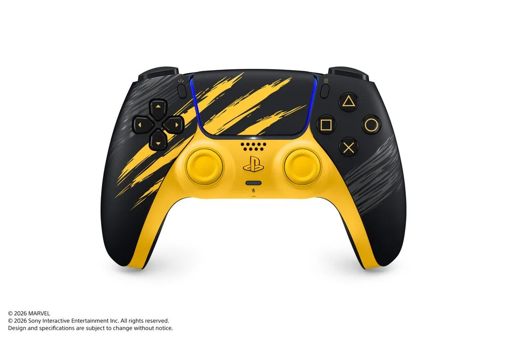 PlayStation 5 Pro console cover in the Adamantium Limited Edition finish with metallic claw details